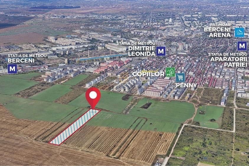 Lot de teren, Popesti-Leordeni, metrou Berceni, ideal investitie