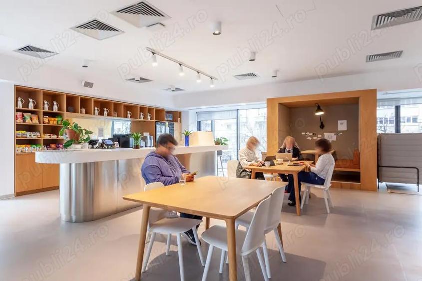 Spa?iu de birou frumos proiectat pentru 1 persoana in Spaces Unirii - 4