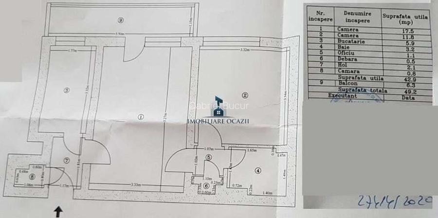 Vanzare Apartament 2 Camere Semidecomandat Berceni-Nitu Vasile