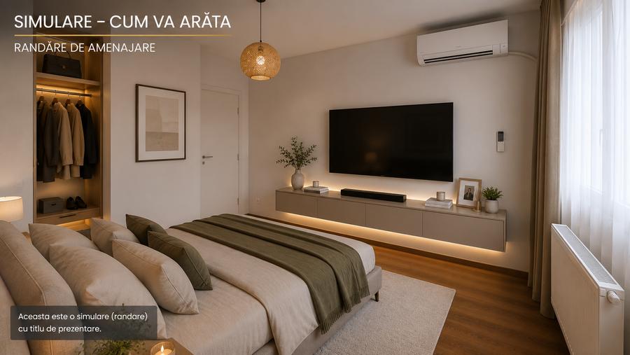 Apartament cu 2 camere semidecomandat în Iancu Nicolae