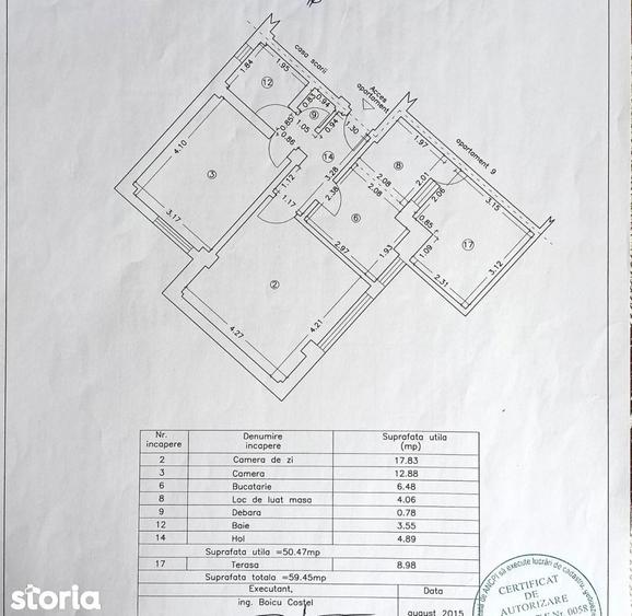 Apartament spatios cu terasa si parcare - 1