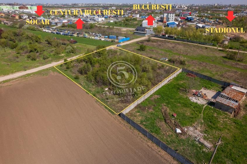 Teren Construcții intravilan de 3000 mp, în Jilava