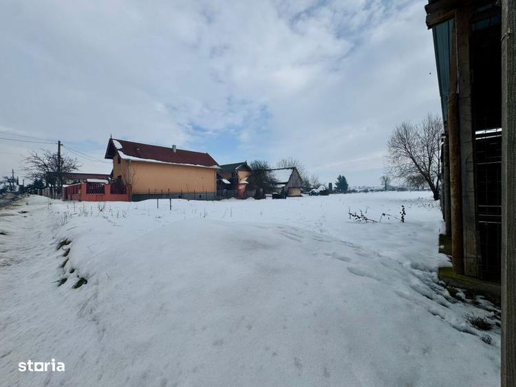 Teren intravilan 3109 mp Mihai Viteazu 25 ml front utilitati - 1