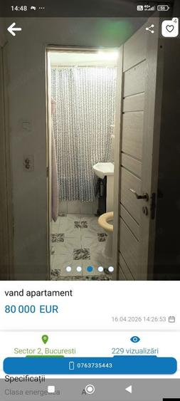 Vand apartament renovat nemobilat - 4