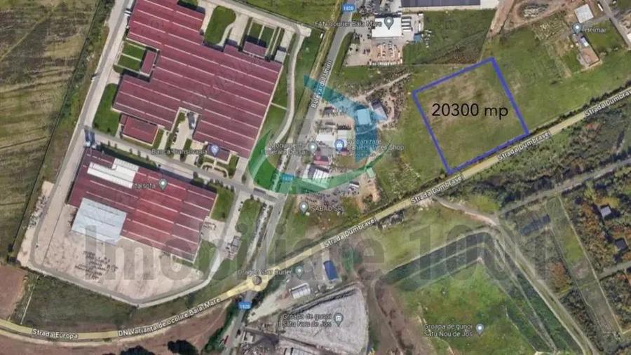 Baia Mare, teren intravilan, zona industriala, suprafata 20300 mp, zona ITALSOFA - 1