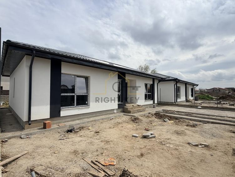 Casa parter 100mpu, 4 cam, placa, încălzire pardoseala! Comision 0% - 2