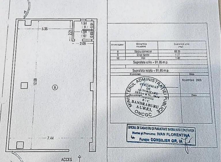 Tomis Nord - spatiu comercial din constructie, 92 mp. - 7
