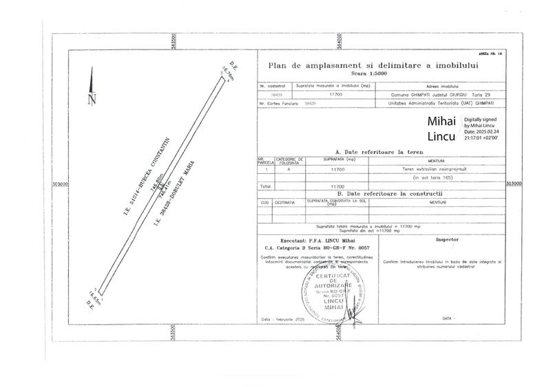 Ghimpati, Giurgiu. Teren Agricol, DN 6 - 2
