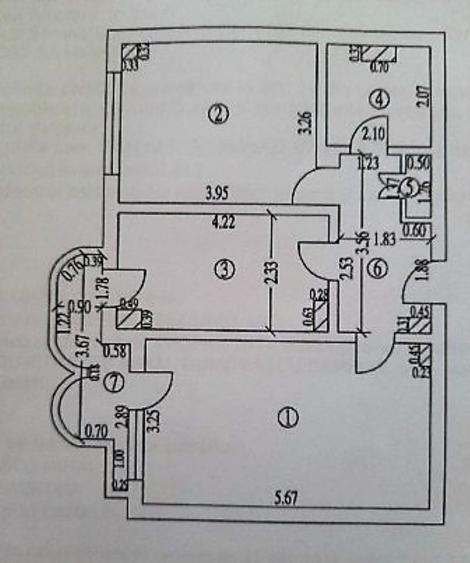 Apartament cu 2 camere in I. C. Frimu - 1