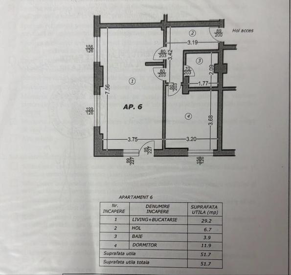 Apartament cu 2 camere decomandat în Albert
