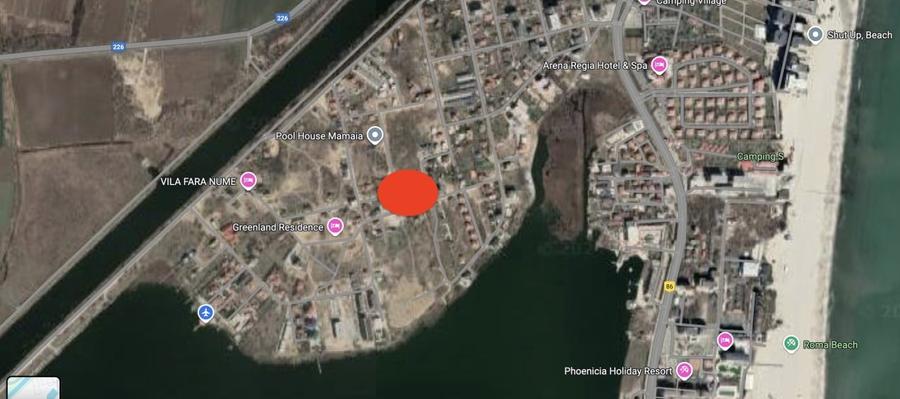 Teren Construcții intravilan de 786 mp, în Mamaia-Sat