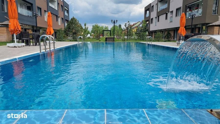 GARSONIERA in Complex cu Piscina zona Otopeni bloc NOU-COMISION 0% - 1