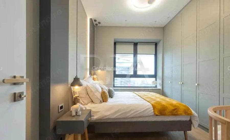 2 camere, penthouse, mobilat designer + 2 parcari Aviatiei Tower