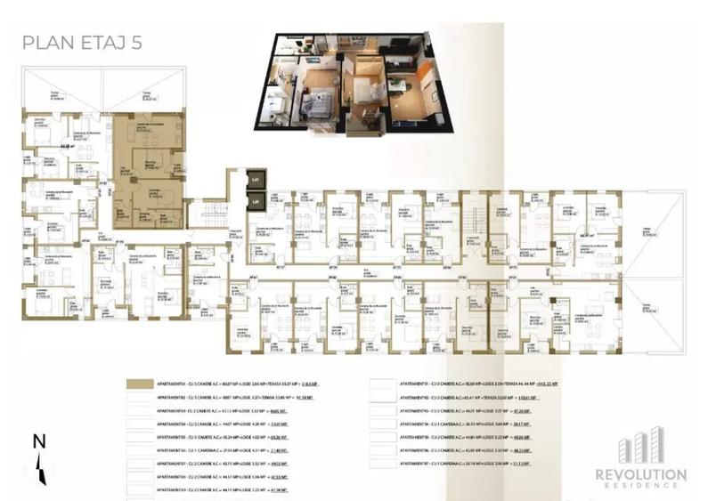 NEW! Apartamente 3 camere - Republicii 115, Baia Mare - 1