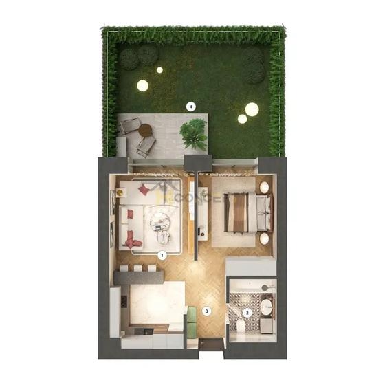 Promo Apartament 2 camere cu gradina Lac Saulei - 5