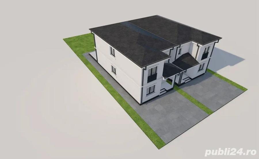 Duplex Giarmata despartit prin camera technica - 2