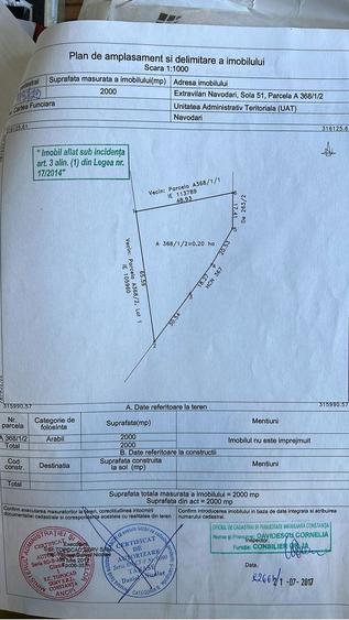 Vanzare teren extravilan - 2