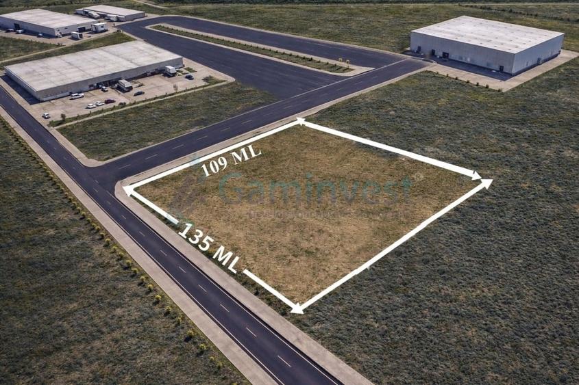 Teren de vanzare, dublu front stradal, Parcul Industrial I Oradea, Bihor - 1