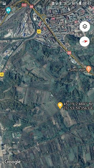 Teren Resita 4350 mp centura Resitei Terova-km 8 negociabil - 2