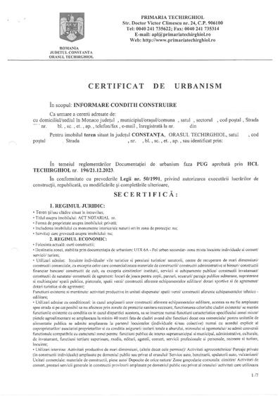 Oportunitate! Techirghiol, teren 923 mp., ideal constructie, investitie! - 9