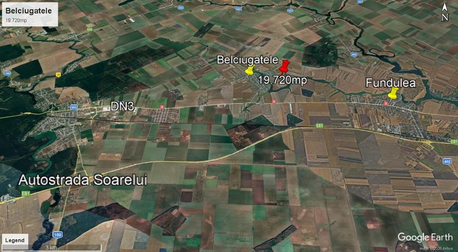 Teren rezidential | industrial 19.720mp Belciugatele Calarasi - 3