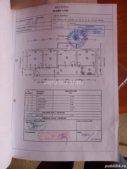 Proprietar vand apartament 3 camere Proprietar vand apartament 3 camere