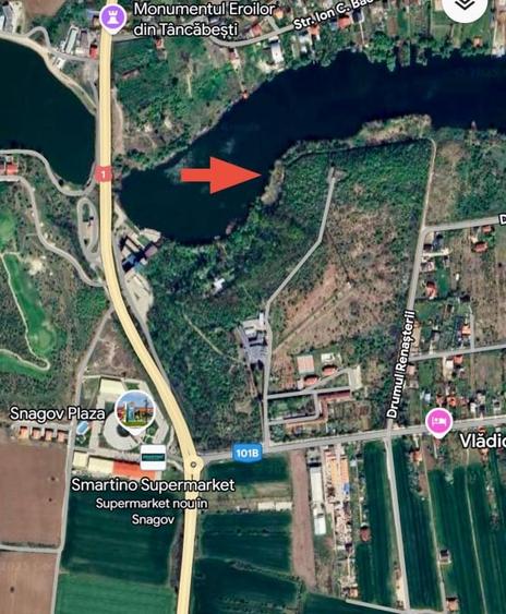 Com0%|Teren intravilan deschidere directa la Lacul Snagov 2.607 m²| Snagov-Plaza - 1