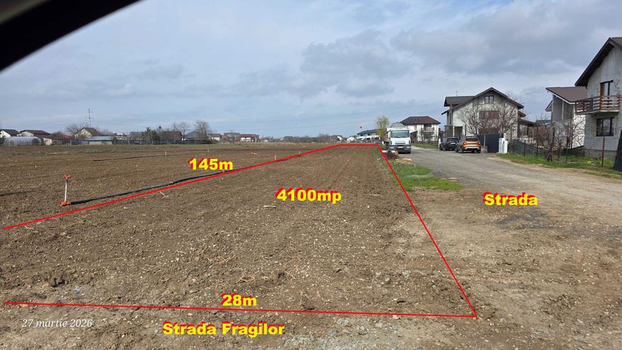 !!Teren 4100mp Str.Fragilor Str.Deal Varteju Magurele!! - 1