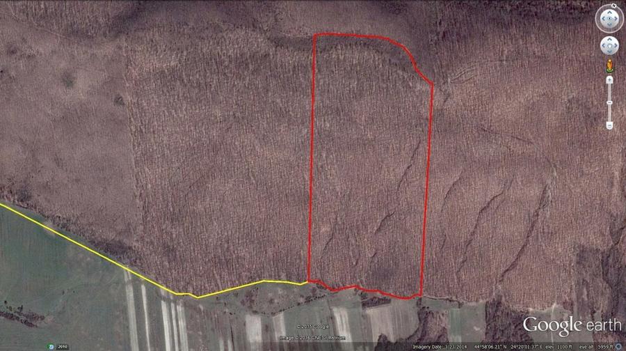 Vand parcele PADURE seculara stejar, N.Balcescu Valcea, la drum, conditii CABANA - 2