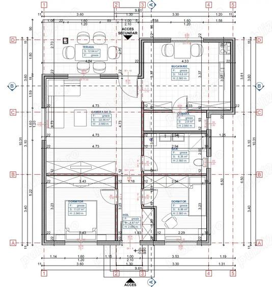 Structura metalica pentru casa decomandata 90 mp - 5
