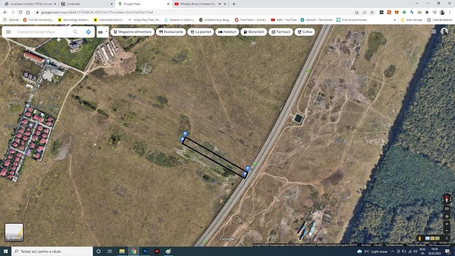 Teren Construcții intravilan de 830 mp, în Voluntari