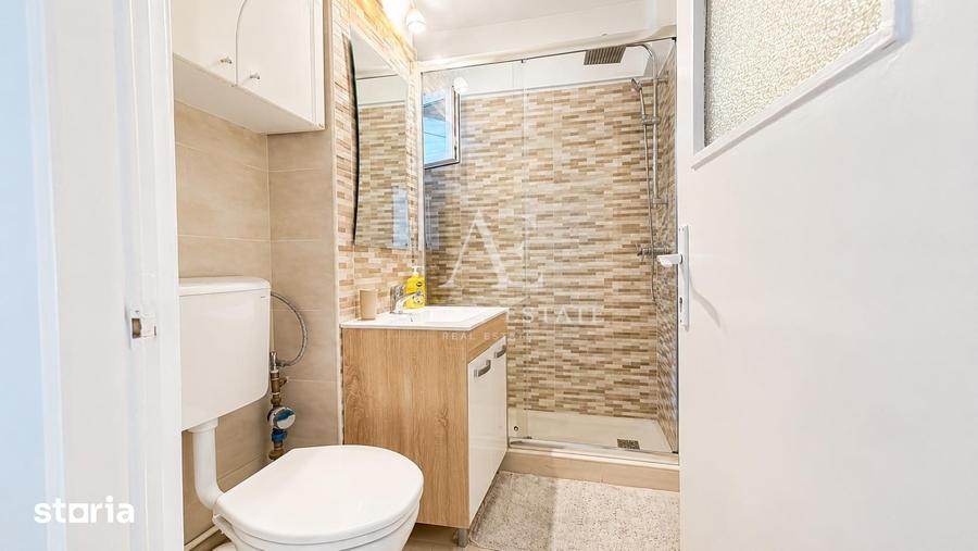 Apartament cu 2 camere semidecomandat, mobilat în Decebal