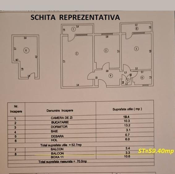 Apartament 2 camere zona PIATA NOUA - 2
