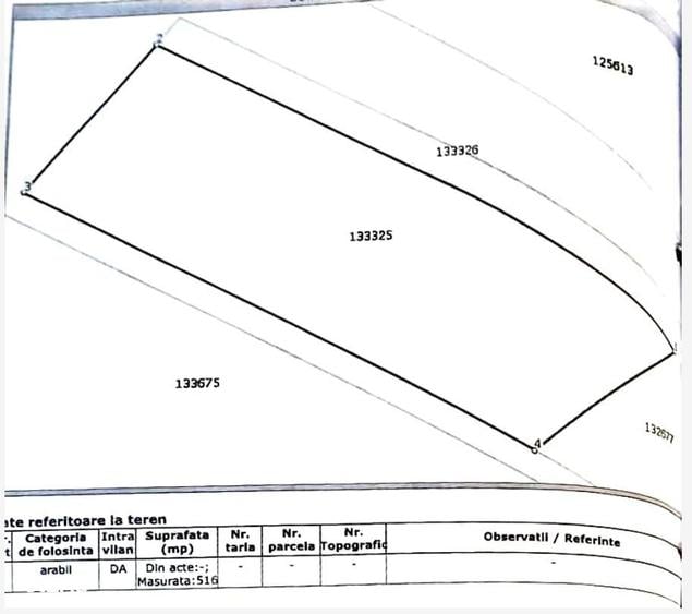 Teren Tg. Mures, Str. Eden, 516 mp + 372 mp (drum privat cf separat) - 4