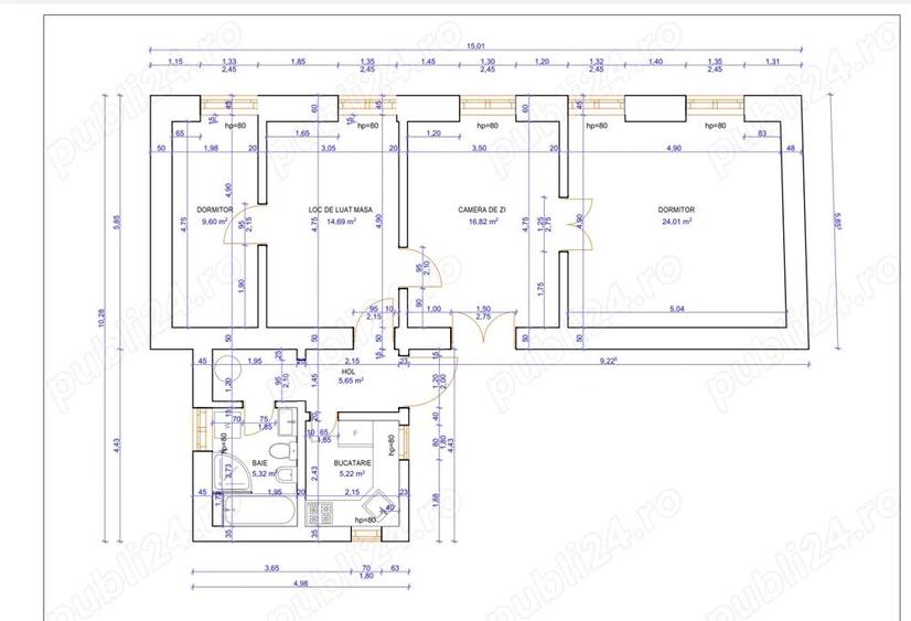 Apartament ultracentral - 1