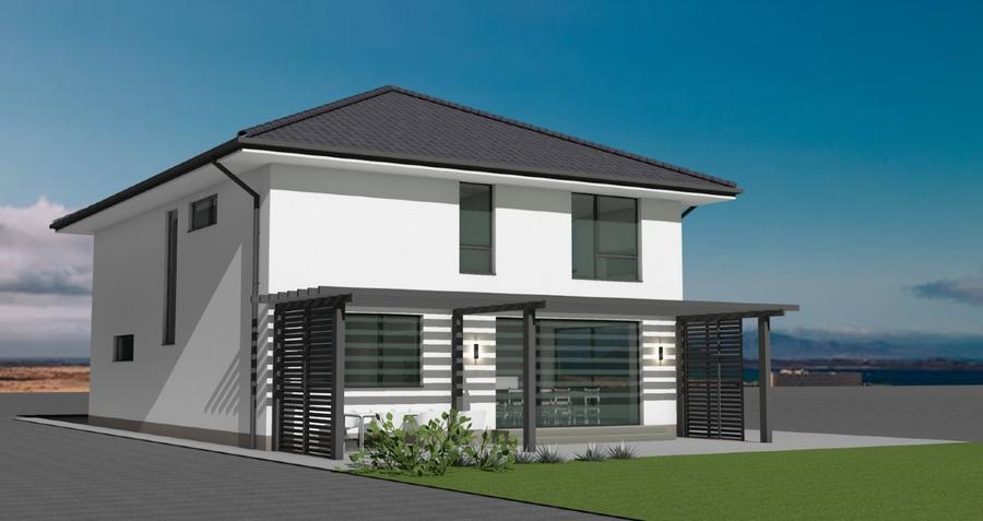 Casă individuala modernă cu 6 camere, garaj, pivniță si teren generos 650 mp - 3