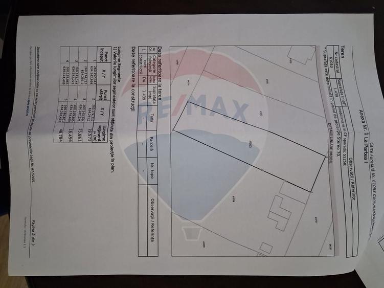 Teren 1,439mp Santaul Mare / Strada principala - 1