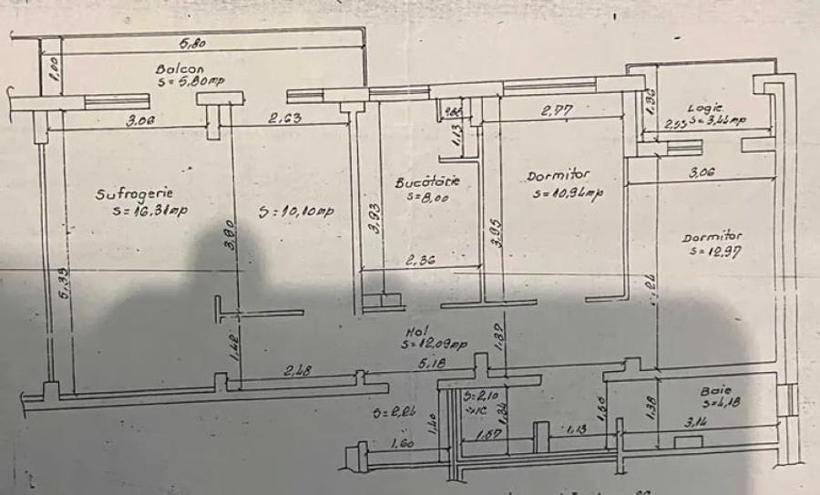 Apartament cu 4 camere in Micro 17 - 8