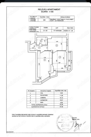 Vand apartament 57mp in Baia Mare bul. Traian + Garaj - 7