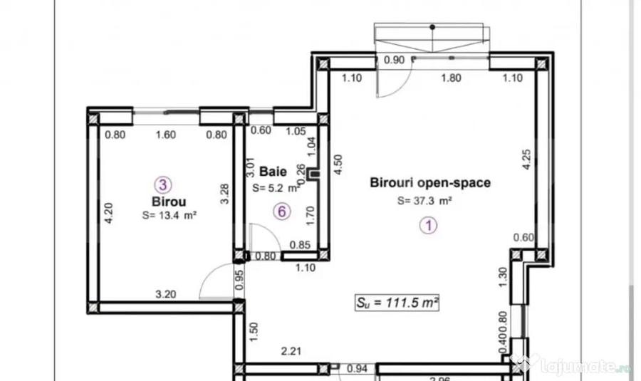 Apartament cu 2 camere semidecomandat în Dumbrăvița