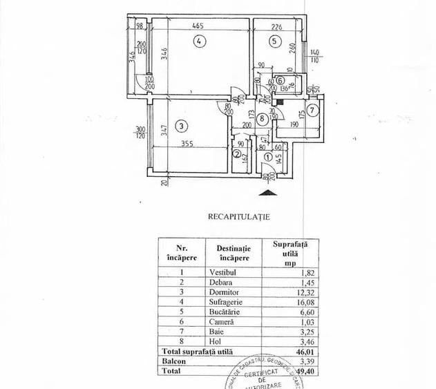 Apartament cu 2 camere decomandat, mobilat în Drumul Taberei