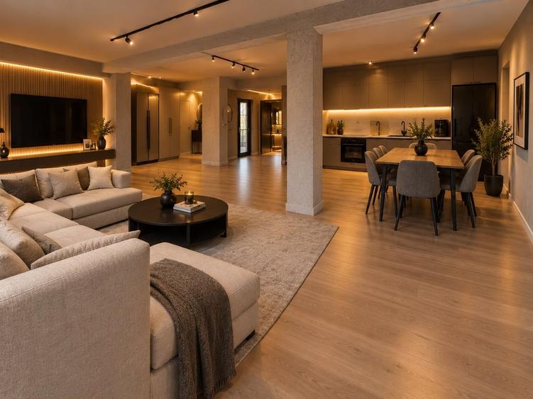 Duplex cu 4 camere cu Teren 166 Mp în Pipera