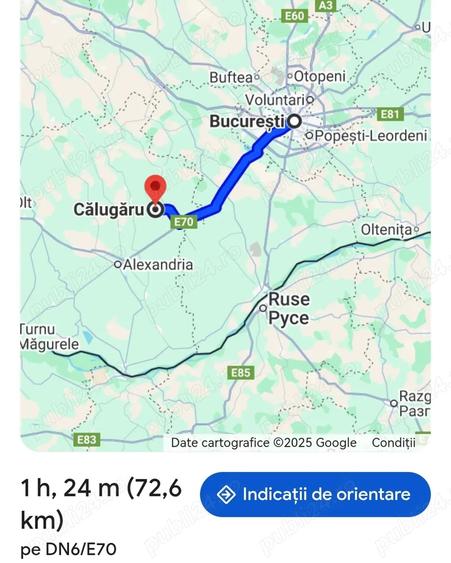 Teren de 1200 mp, în Călugăru