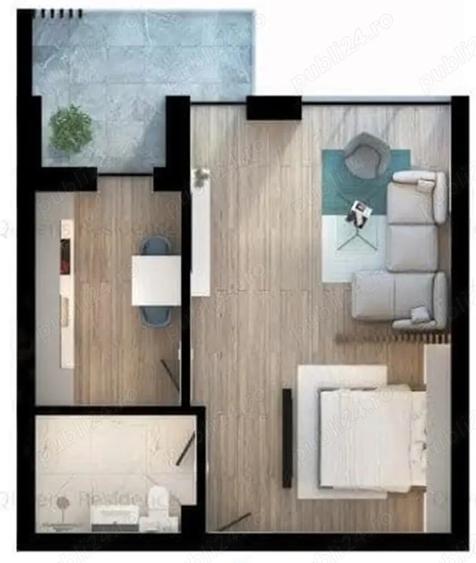 Alman Imobiliare Studio nou - lux 150 m de plaja Mamaia Nord QueensResidence - 6