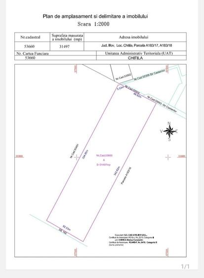 Teren intravilan 31497 mp - Chitila zona industriala de hale - 6
