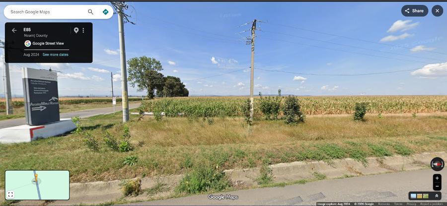 Teren agricol 5.400 mp la E85 | Lângă nodul rutier A7 | Vizibilitate excelentă - 2
