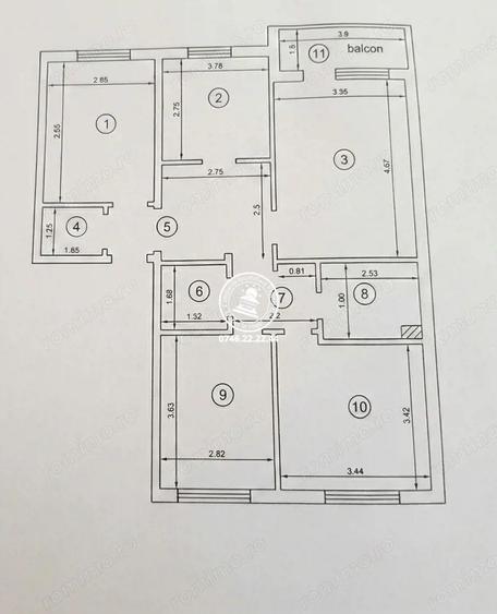 Apartament 4 camere decomandat zona Galata - 1