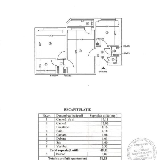 Apartament complet reabilitat cu 2 camere - metrou Stefan cel Mare - 10