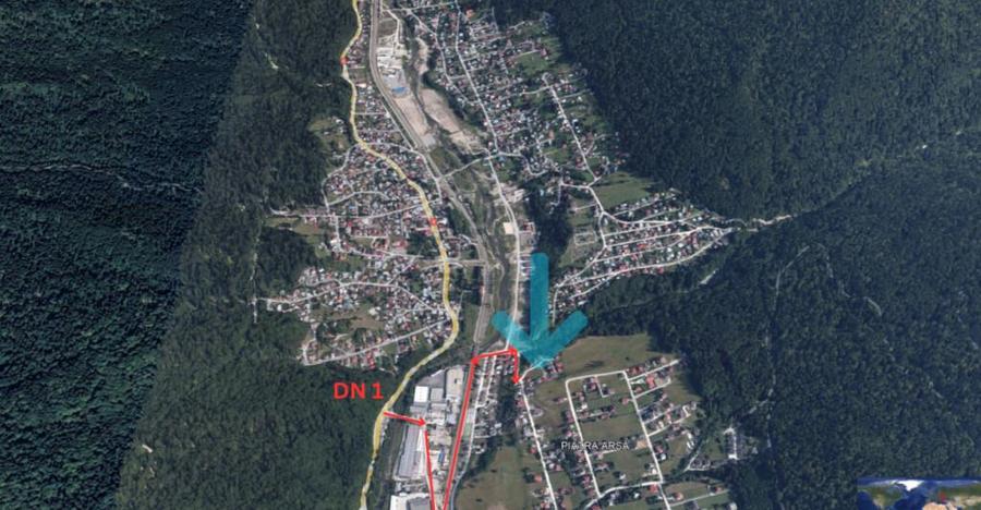 Teren intravilan Poiana Tapului. Tripla deschidere. Vedere l - 8