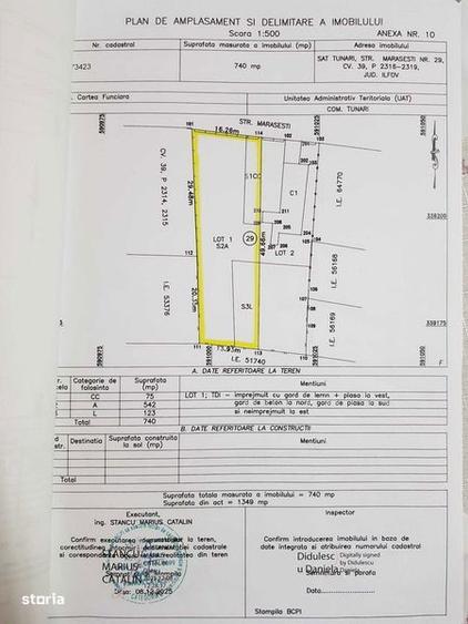 Tunari Teren 740 mp cu toate utilitatile - 2